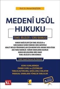 Medeni Usul Hukuku Temel Bilgiler & Soru Bankası