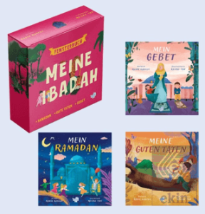 Meine Ibadah, Almanca Benim İçin Seti (3 Pencereli Kitap)
