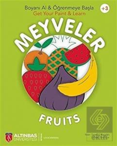 Meyveler - Fruits / Boyanı Al ve Öğrenmeye Başla -