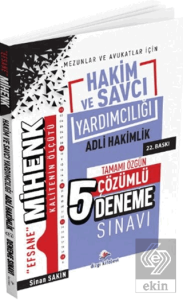 Mihenk Adli Hakimlik ve Savcı Yardımcılığı 5 Deneme