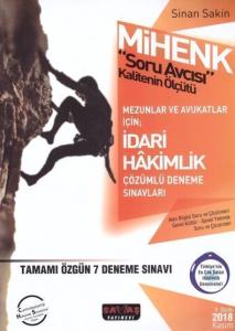 MİHENK Soru Avcısı İdari Hakimlik 7 Deneme Mezunlar ve Avukatlar İçin
