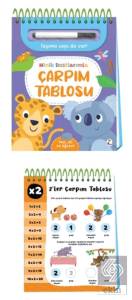 Minik Dostlarımla Çarpım Tablosu – Yaz, Sil ve Öğren