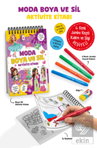 Moda – Boya ve Sil Aktivite Kitabı