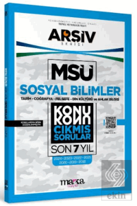 MSÜ Sosyal Bilimler Konu Konu Çıkmış Sorular Son 7 Yıl
