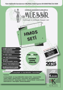 Müessir Adli Hakimlik + HMGS Çıkmış Soru Bankası Set
