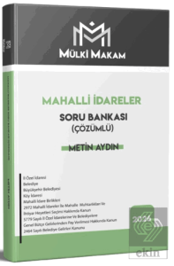 Mülki Makam Mahalli İdareler Soru Bankası Çözümlü