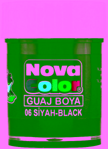 N.COLOR GUAJ BOYA 25ml ŞİŞE SİYAH