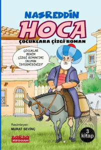 Nasrettin Hoca Çocuklar için Çizgi Roman Seti 3 Kitap