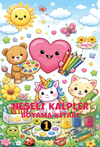 Neşeli Kalpler Boyama Kitabı - 1