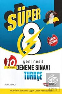 Nitelik 8. Sınıf Süper Deneme Türkçe