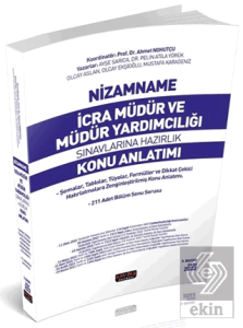 Nizamname İcra Müdür ve Müdür Yardımcılığı Konu Anlatımı