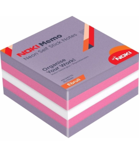 NOKİ MEMO 75*75 NEON EBRULİ KÜP BLOK 450SF