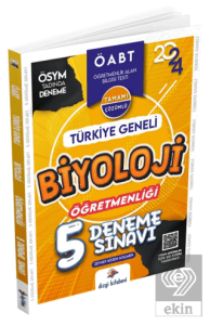ÖABT Biyoloji Öğretmenliği Türkiye Geneli 5 Deneme Sınavı