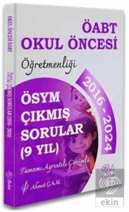 ÖABT MEB-AGS Okul Öncesi Öğretmenliği Çıkmış Sorular Son 9 Yıl Çözümlü