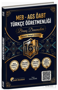 ÖABT MEB-AGS Türkçe Öğretmenliği 16lı Branş Deneme Çözümlü