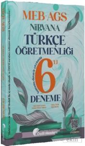 ÖABT MEB-AGS Türkçe Öğretmenliği Nirvana 6 Deneme Çözümlü