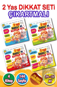 Okul Öncesine İlk Adım - 2 Yaş Dikkat ve Kavram Geliştirici Etkinlik Seti