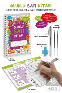 Oluklu Sayı Kitabı (Uçan Sihirli Kalem ve Kalem Tutucu Hediyeli)