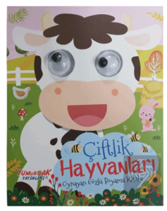 Oynayan Gözlü Boyama Kitabı – Çiftlik Hayvanları