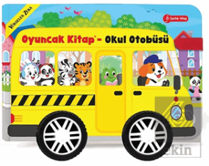 Oyuncak Kitap - Okul Otobüsü (Gerçek Tekerlekli)