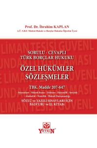 Özel Hükümler Sözleşmeler TBK. Madde 207-647