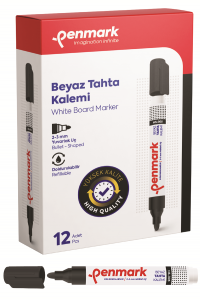 Penmark/ Gıpta  Beyaz Tahta Kalemi Siyah / kırmızı