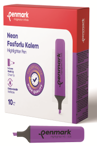 Penmark Neon Fosforlu Kalem Lila