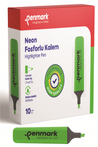 Penmark Neon Fosforlu Kalem Yeşil