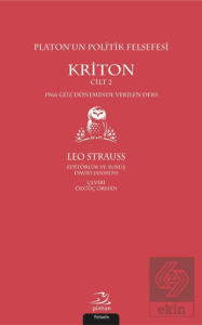 Platon'un Politik Felsefesi - Kriton Cilt 2