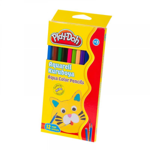 Play-Doh 12 Renk  Aquarell Kuru Boya