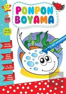 Ponpon Boyama Seti 4 Kitap Takım