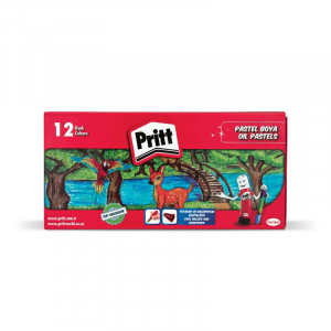 Pritt Pastel Boya Karton Kutu 12 Renk