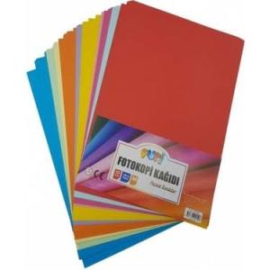 PUTİ  RENKLİ FOTKOPİ KAĞIDI 50 Lİ