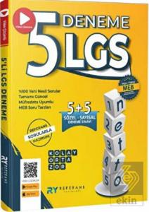 Referans 2021 LGS Netto Tamamı Video Çözümlü 5 Fasikül Genel Deneme