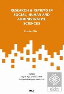 Research and Reviews in Social, Human and Administ