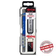 Rotring Tikky+Min+Sil 3Lü Okul Seti 0.5 Mavi