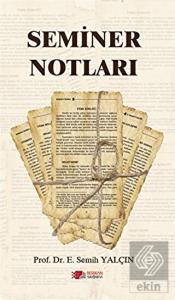 Seminer Notları