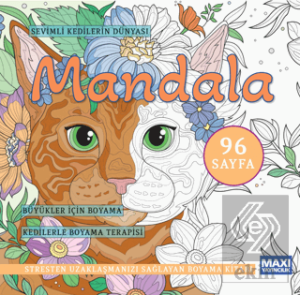 Sevimli Kedilerin Dünyası Mandala