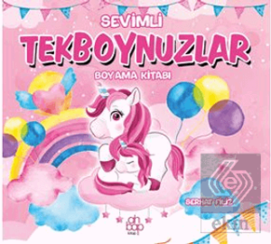 Sevimli Tekboynuzlar Boyama Kitabı