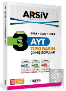 Son 3 Yıl AYT Arşiv Serisi Çıkmış Sorular Tamamı Video Çözümlü