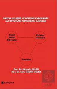 Sosyal Gelişme ve Gelişme Endeksinin Alt Boyutları