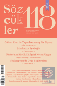 Sözcükler Dergisi 118. Sayı Kasım - Aralık 2025