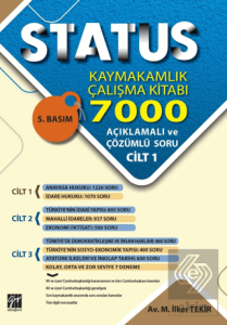 Status Kaymakamlık Çalışma Kitabı 6100 Açıklamalı 