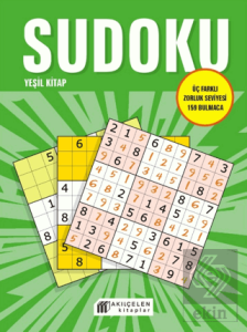 Sudoku Yeşil Kitap - Üç Farklı Zorluk Seviyesi 159 Bulmaca