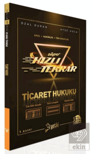 Süper Hızlı Tekrar Ticaret Hukuku Yetki Yayınları 2022