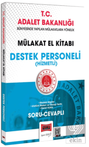 T.C. Adalet Bakanlığı Destek Personeli Hizmetli Mülakat El Kitabı Soru-Cevaplı