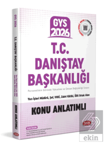 T.C. Danıştay Başkanlığı GYS Konu Anlatımlı