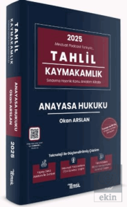Tahlil Anayasa Hukuku Konu Anlatım Kitabı