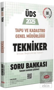 Tapu ve Kadastro Genel Müdürlüğü UDS Tekniker Soru Bankası Karekod Çözümlü