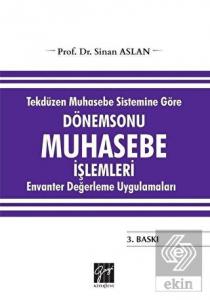 Tekdüzen Muhasebe Sistemine Göre Dönemsonu Muhaseb